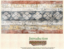 Tablet Screenshot of churchesofflorence.com